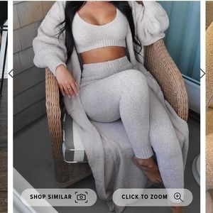 Living in it 3 piece set TAUPE SIZE M